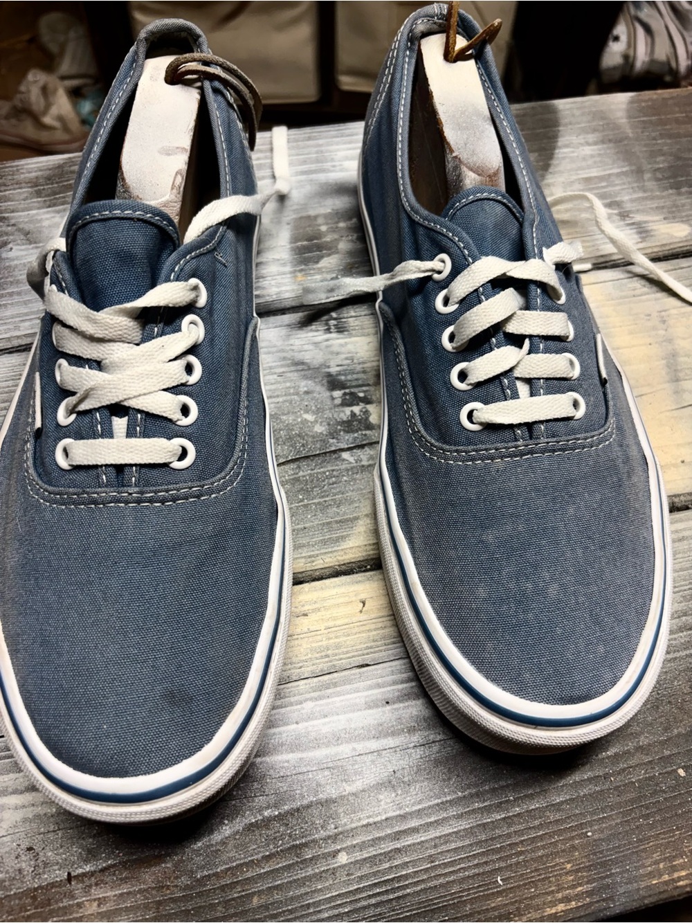 Vans Authentic navy blue canvas sneakers #skateboarding #authentic size 13